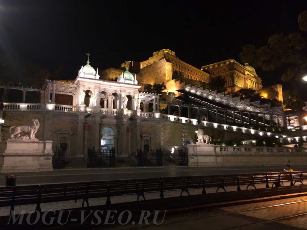 Ночной Будапешт королевский дворец фото