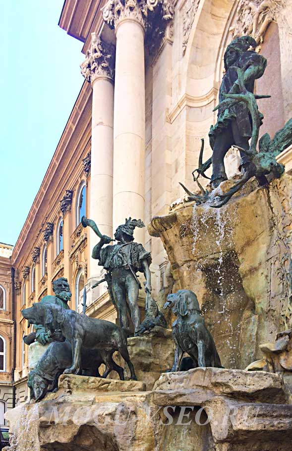 Будапешт королевский дворец фонтан фото