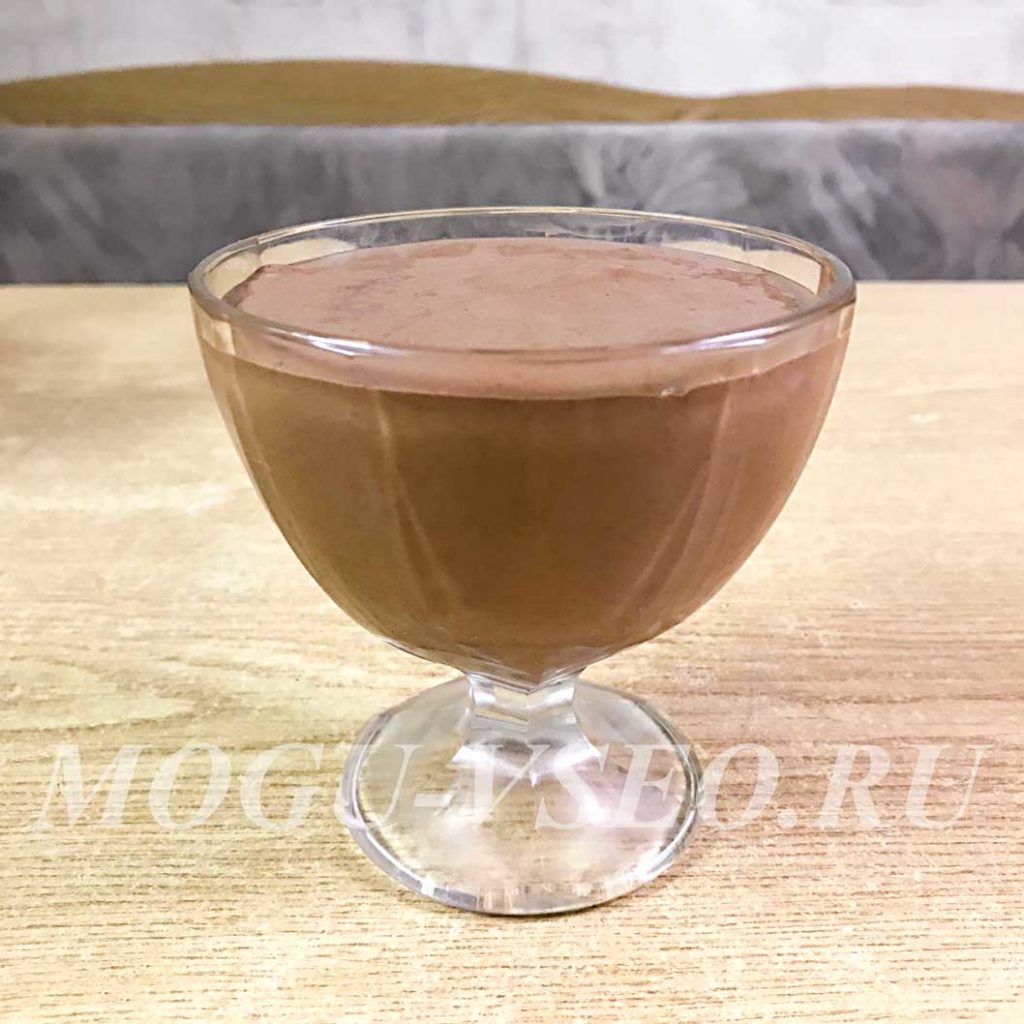 Шоколадно-сливочный мусс рецепт фото